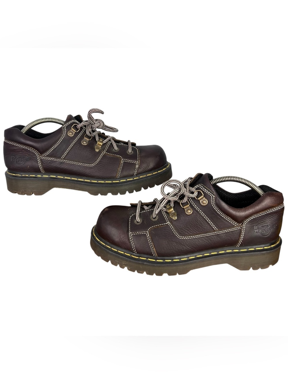 Dr. Martens Oxfords Chunky Low Top Brown Leather Shoes (8A79) AW004 Men’s Sz 12 - Picture 2 of 8